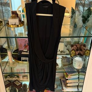 Black Halo Elegant Black Backless Dress